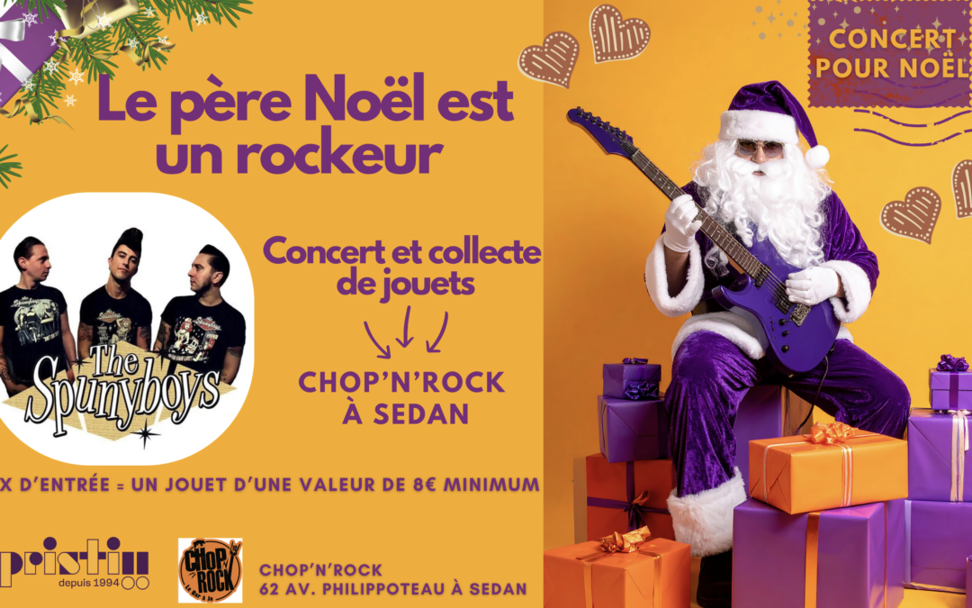 Le père Noël est un rockeur !!